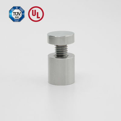 स्टेनलेस स्टील साइन स्टैंडऑफ के लिए समर्थन ऐक्रेलिक / घास पैनलों समायोज्य टिकाऊ